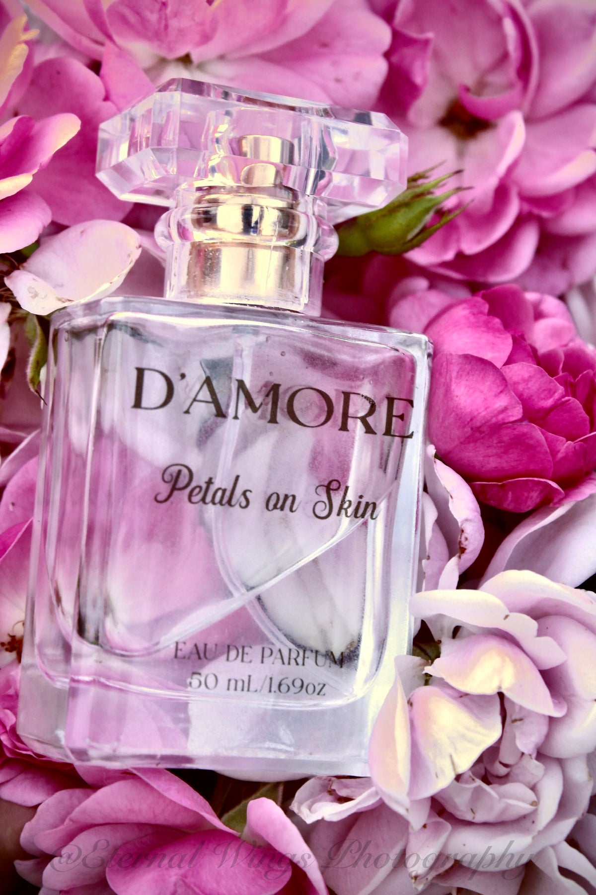 Petals on skin