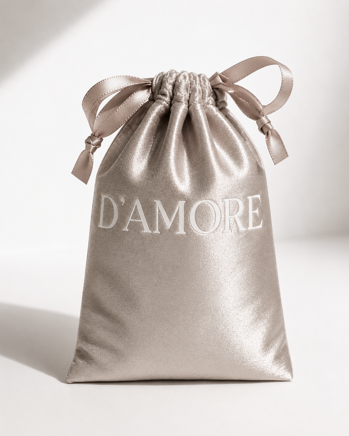 The D’AMORE Signature Satin Pouch